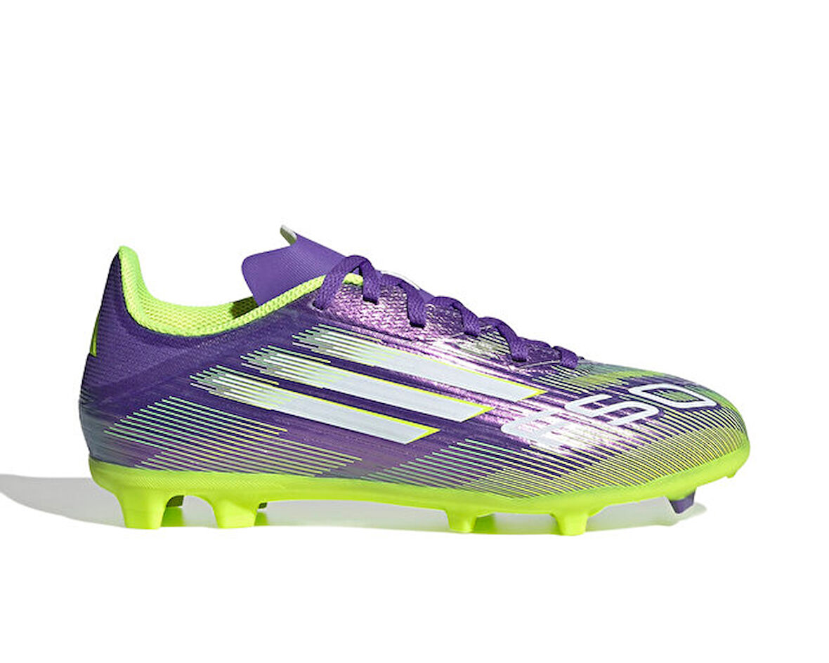 adidas F50 League Fg/Mg J Genç Çoklu Çim Zemin Kramponu JH7747 Mor