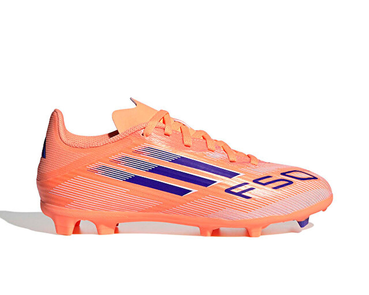adidas F50 League Fg/Mg J Çocuk Çoklu Çim Zemin Kramponu JH7746 Turuncu