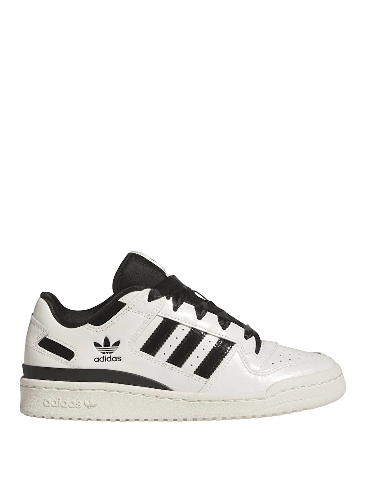 adidas JR0499 FORUM LOW CL W Beyaz - Siyah Deri Kadın Lifestyle Ayakkabı