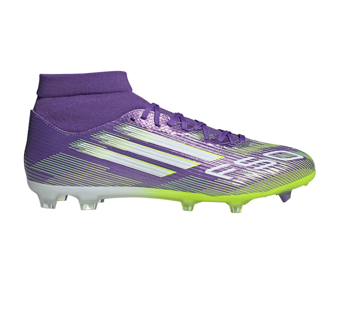 JI0886-E adidas F50 League Mıd Fg-Mg Erkek Spor Ayakkabı Mor