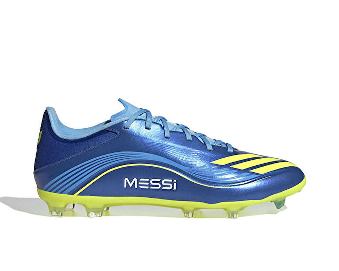 adidas F50 Messi League Fg/Mg Erkek Çoklu Çim Zemin Kramponu JP7447 Mavi