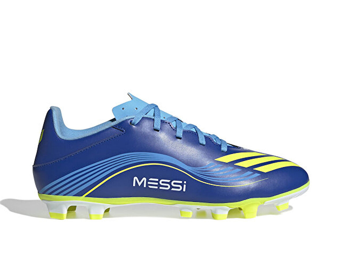 adidas F50 Messi Club Fg/Mg Erkek Çoklu Çim Zemin Kramponu JP7444 Mavi