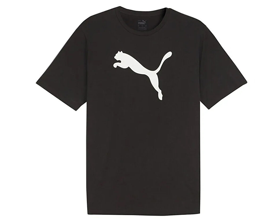 Puma Teamrise Logo Jersey Cotton Erkek Günlük Tişört 65870503 Siyah