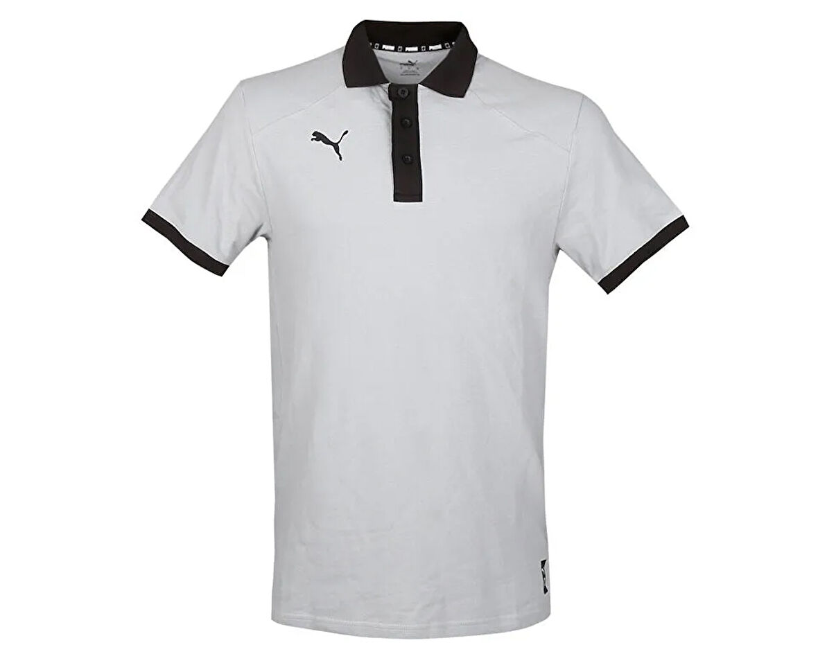 Puma Turkey Polo Türkiye Basketbol Polo Yaka Antrenman Tişörtü 60660403 Gri