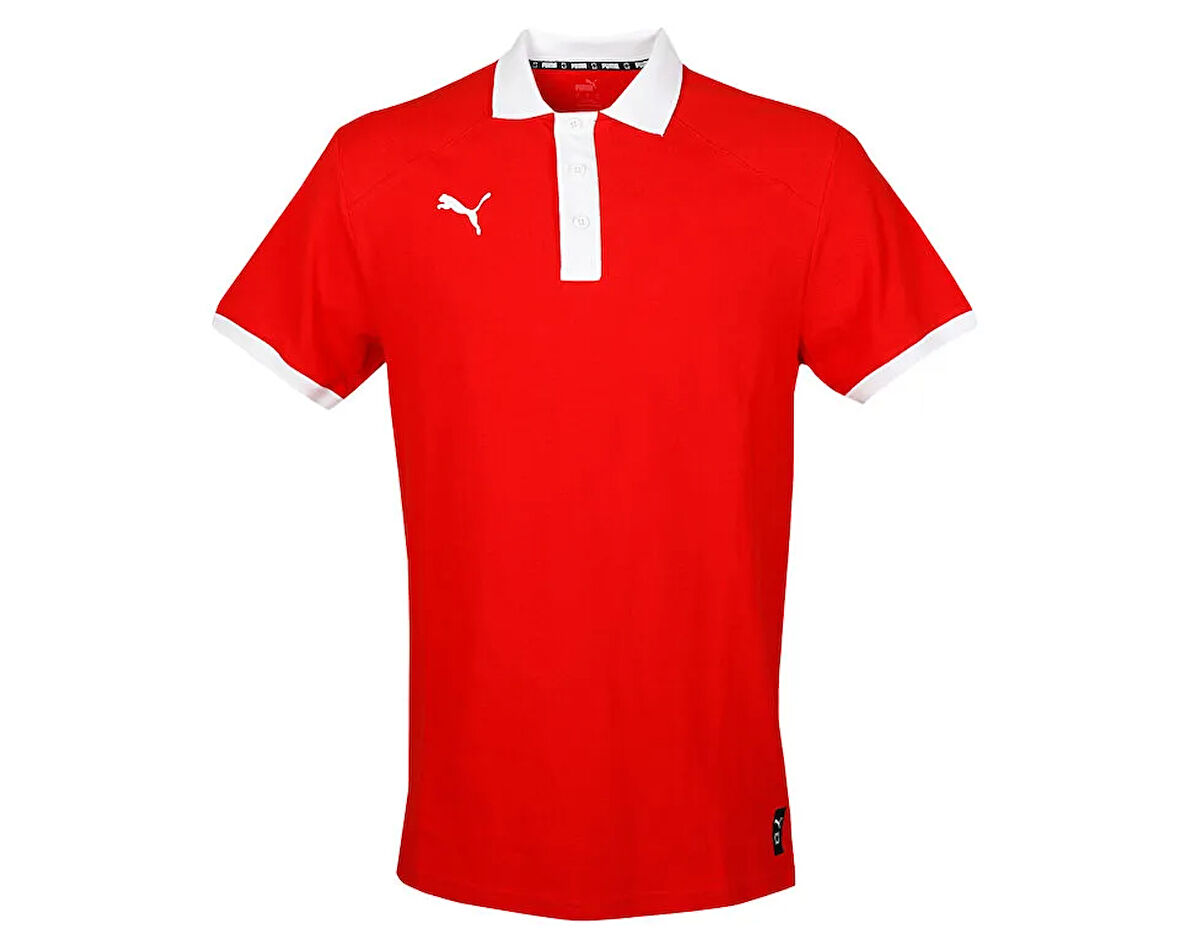 Puma Turkey Polo Türkiye Basketbol Polo Yaka Antrenman Tişörtü 60660404 Kırmızı