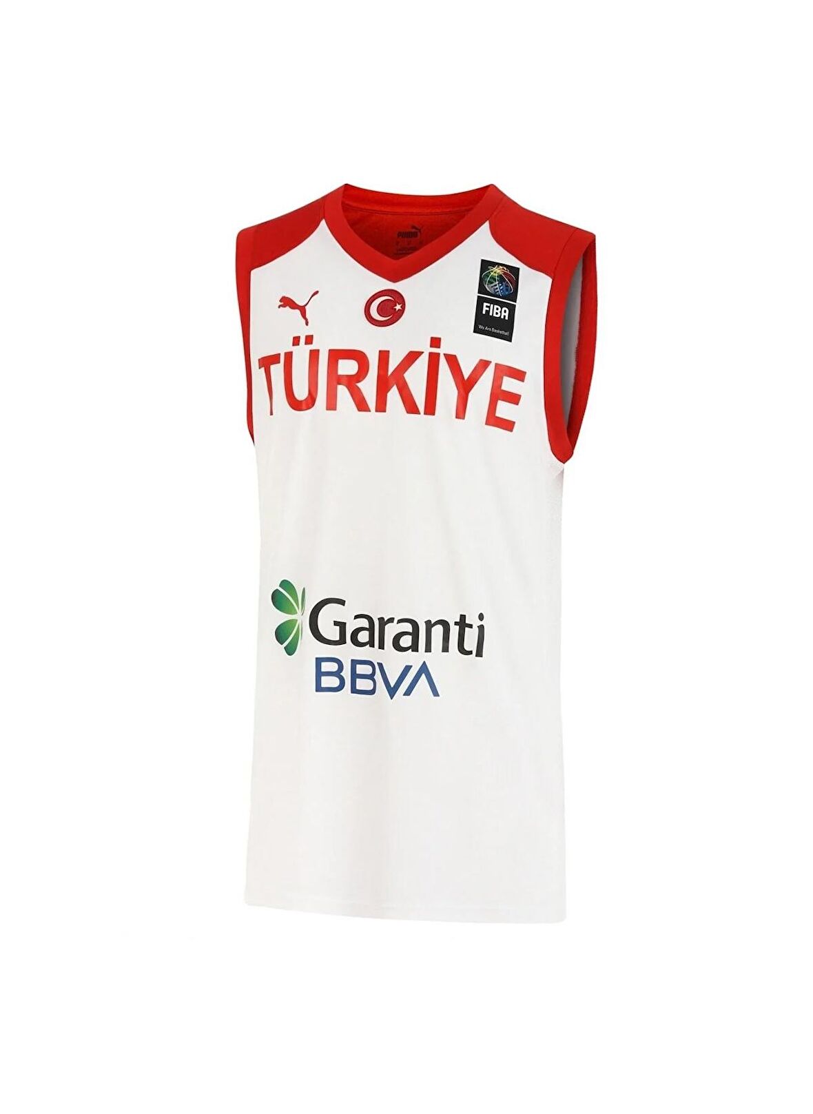 Puma Beyaz Erkek Forma 60660601-Turkey V-Neck Game Jersey