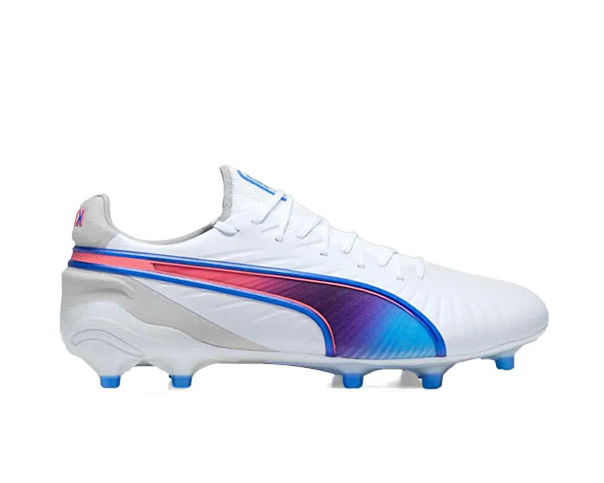 Puma King Ultimate Fg/Ag Erkek Çim Zemin Kramponu 10780902 Beyaz