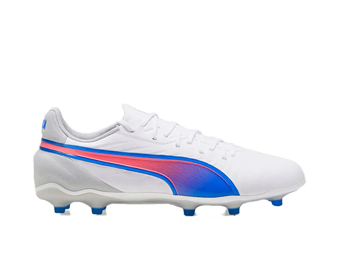 Puma King Ultimate Fg/Ag Erkek Çim Zemin Kramponu 10786302 Beyaz