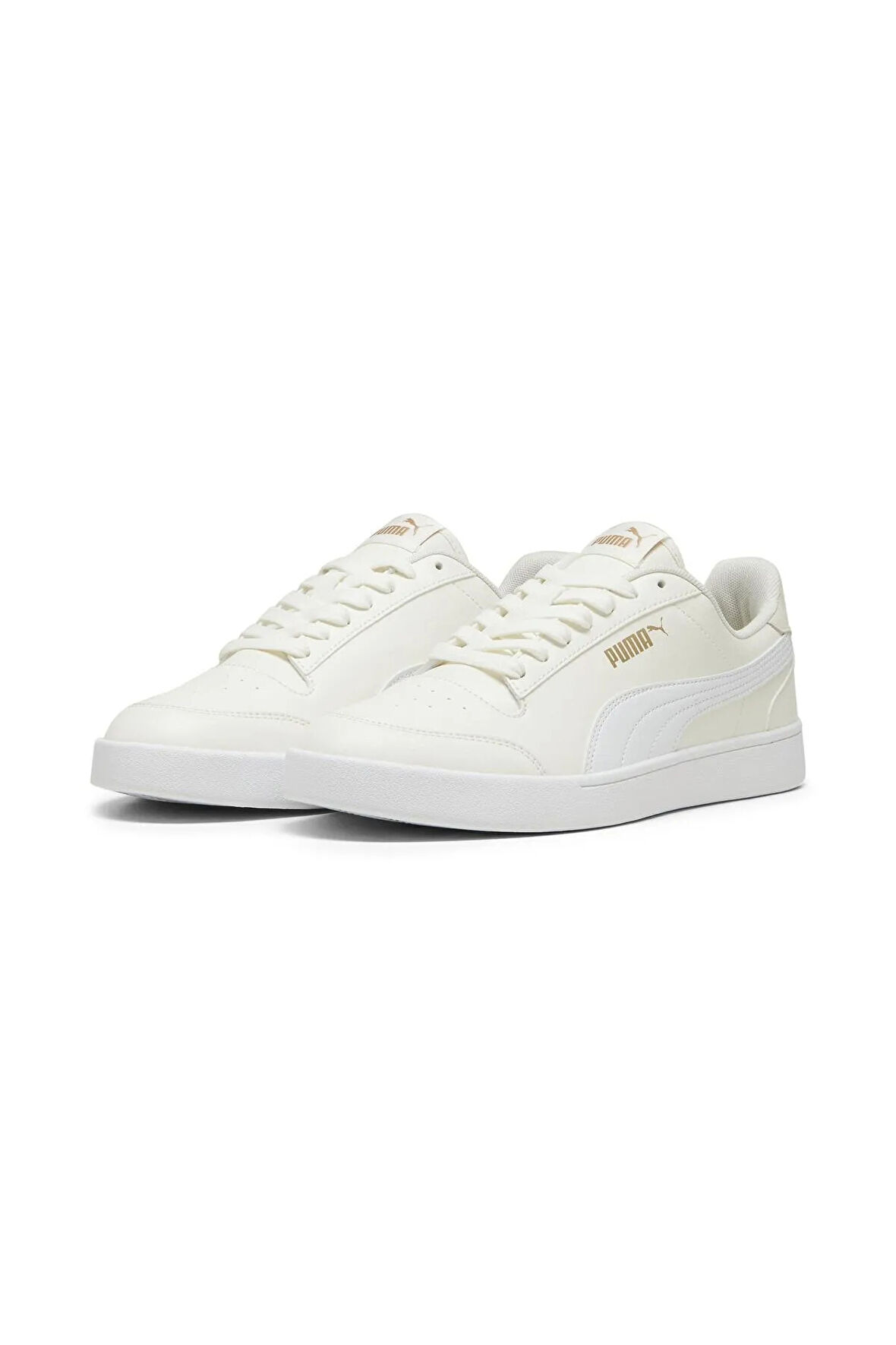 Puma 309668-36 Shuffle-Warm White-PUMA White-PUMA Gold