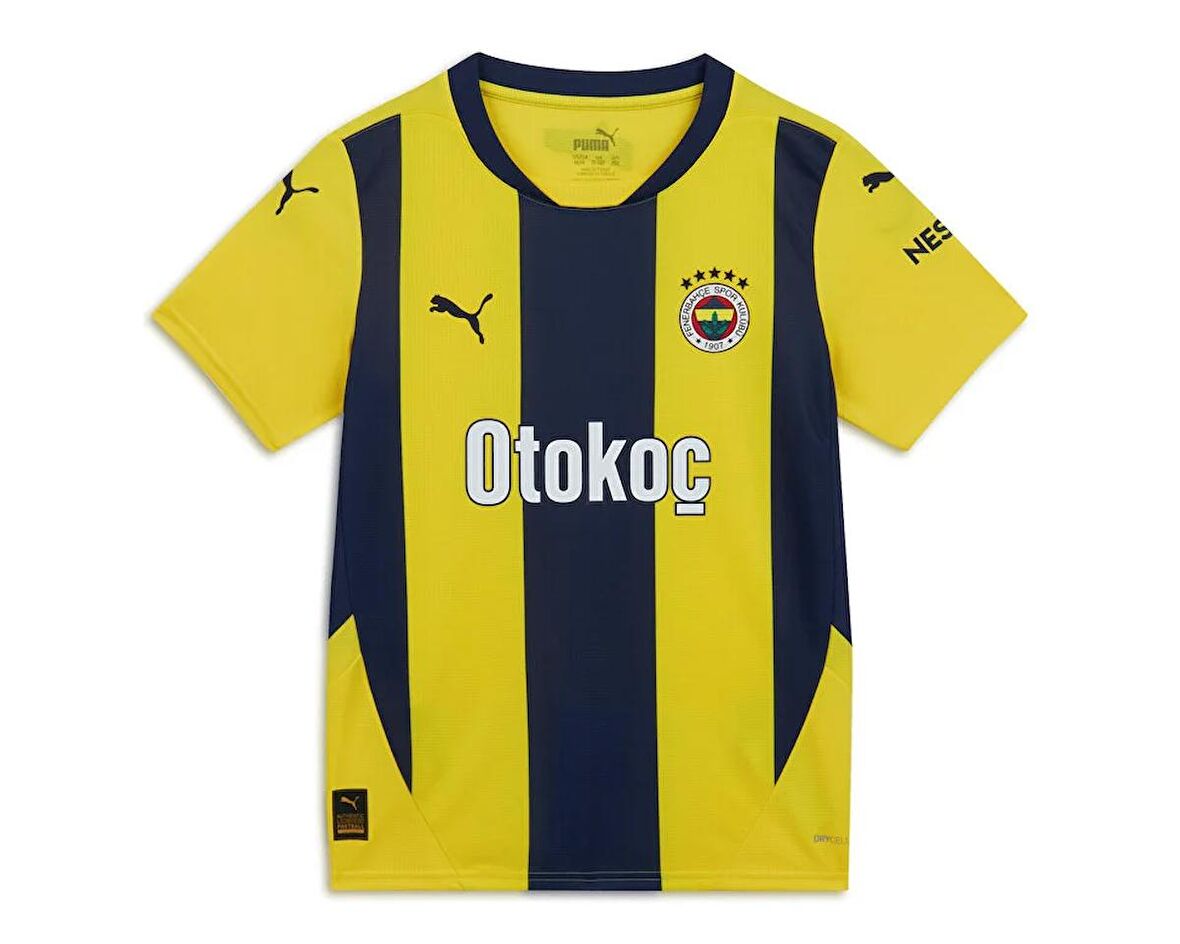 Puma Fsk Home Jersey  Jr Fenerbahçe Sk 2024/2025 Çocuk İç Saha Forması 77536401 Sarı