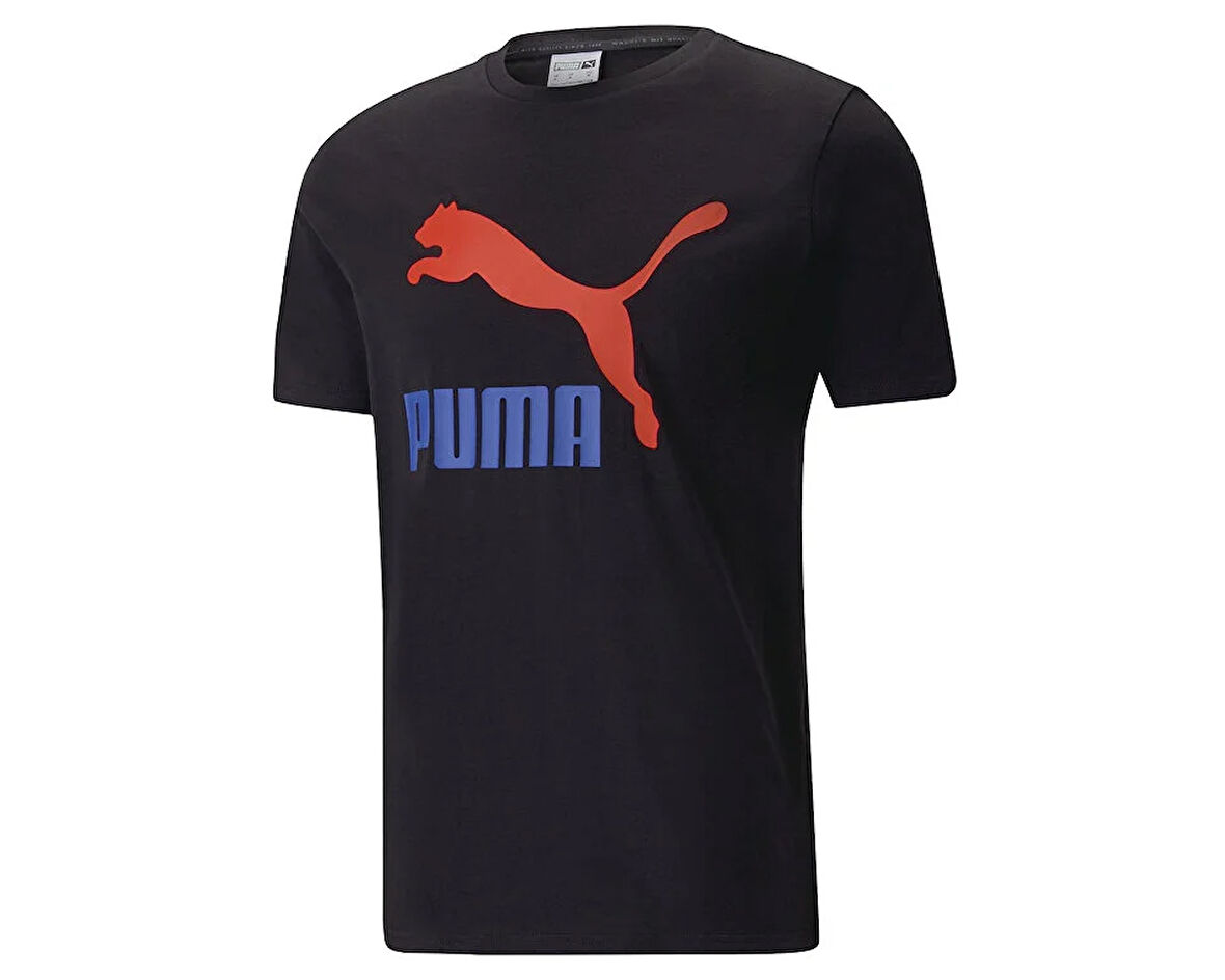 Puma Classics Logo Tee Erkek Günlük Tişört 53806975 Siyah