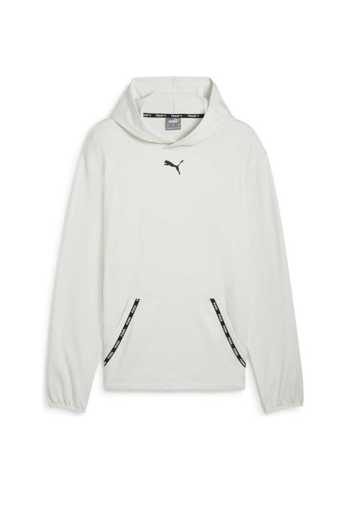 Puma Fit Pwrfleece Hoodie Beyaz Erkek Sweatshirt/Kapüşonlu - 524935 05 