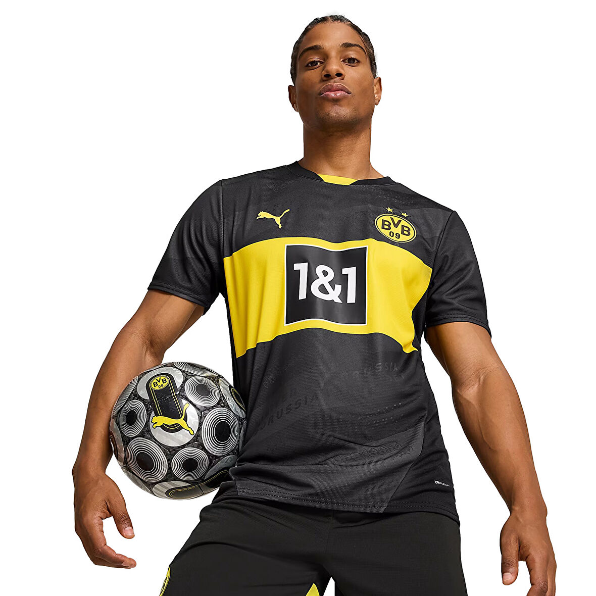 Borussia Dortmund Away Erkek Siyah Futbol Forma 77495602