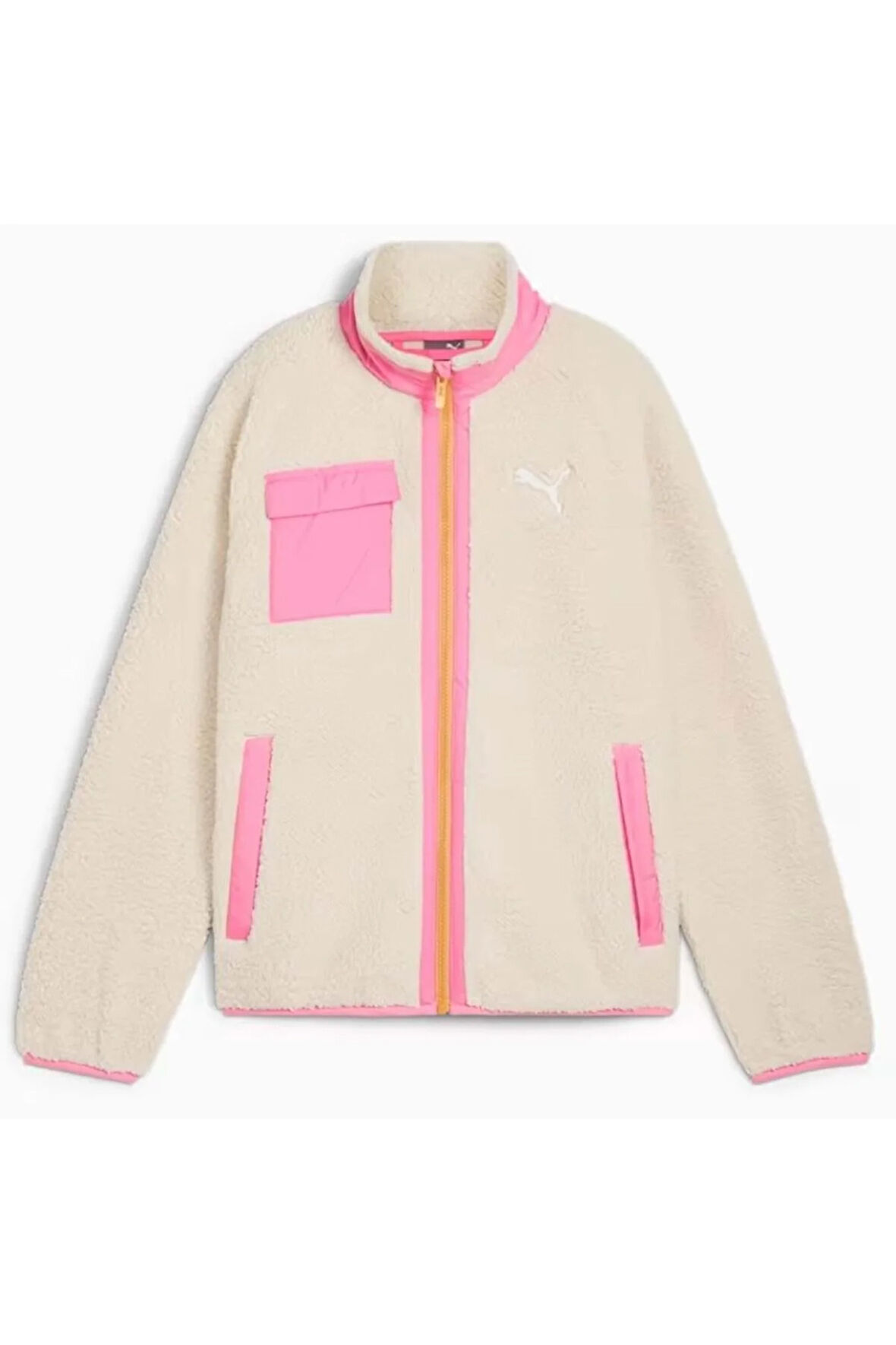 626504-87 Hybrid Sherpa Jacket Kız Çocuk Mont PEMBE