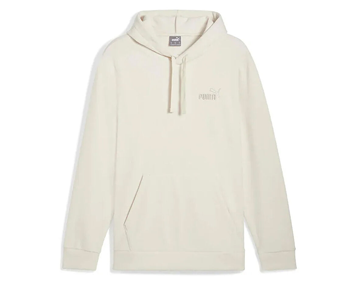 Puma Ess Elevated Hoodie Erkek Günlük Sweatshirts 68189287 Bej