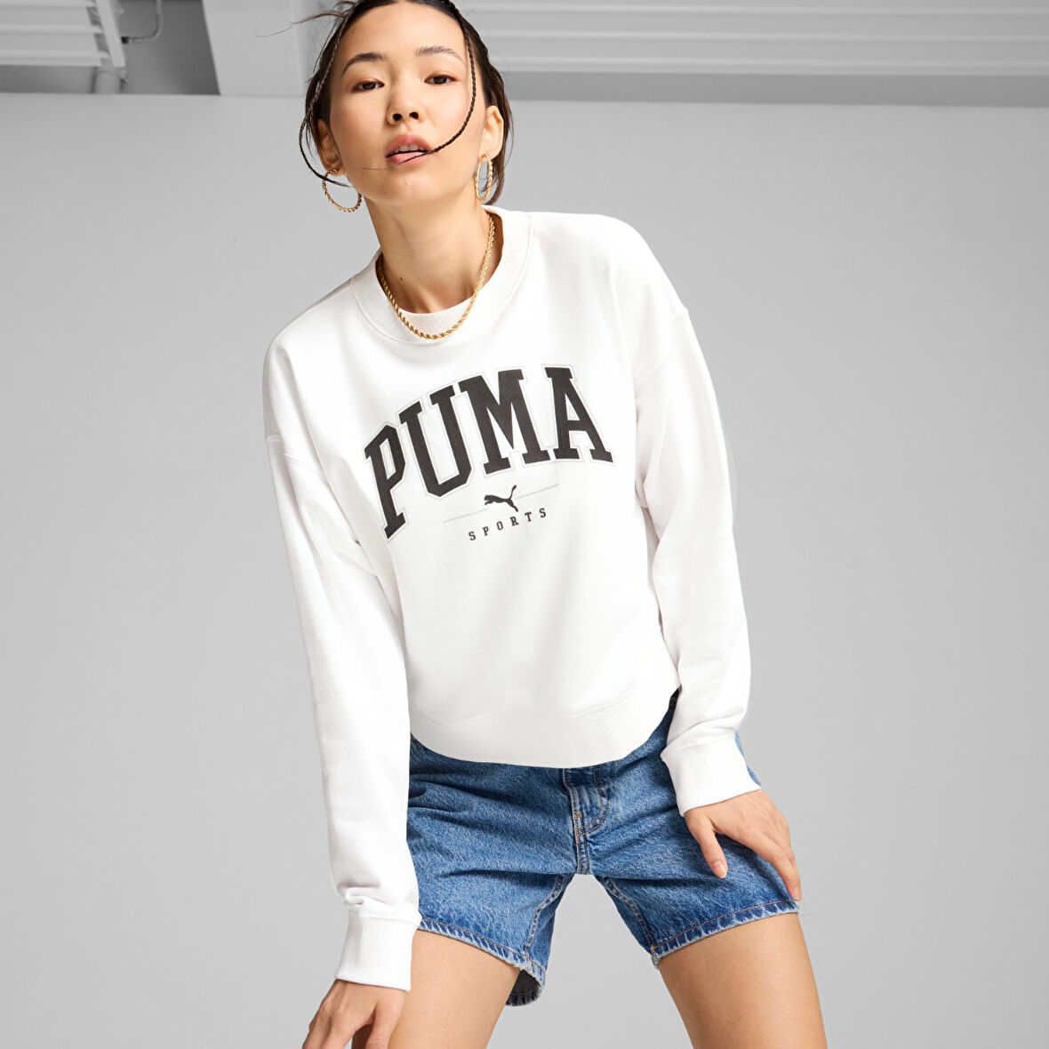 Puma Kadın Sweatshirt Squad Tr