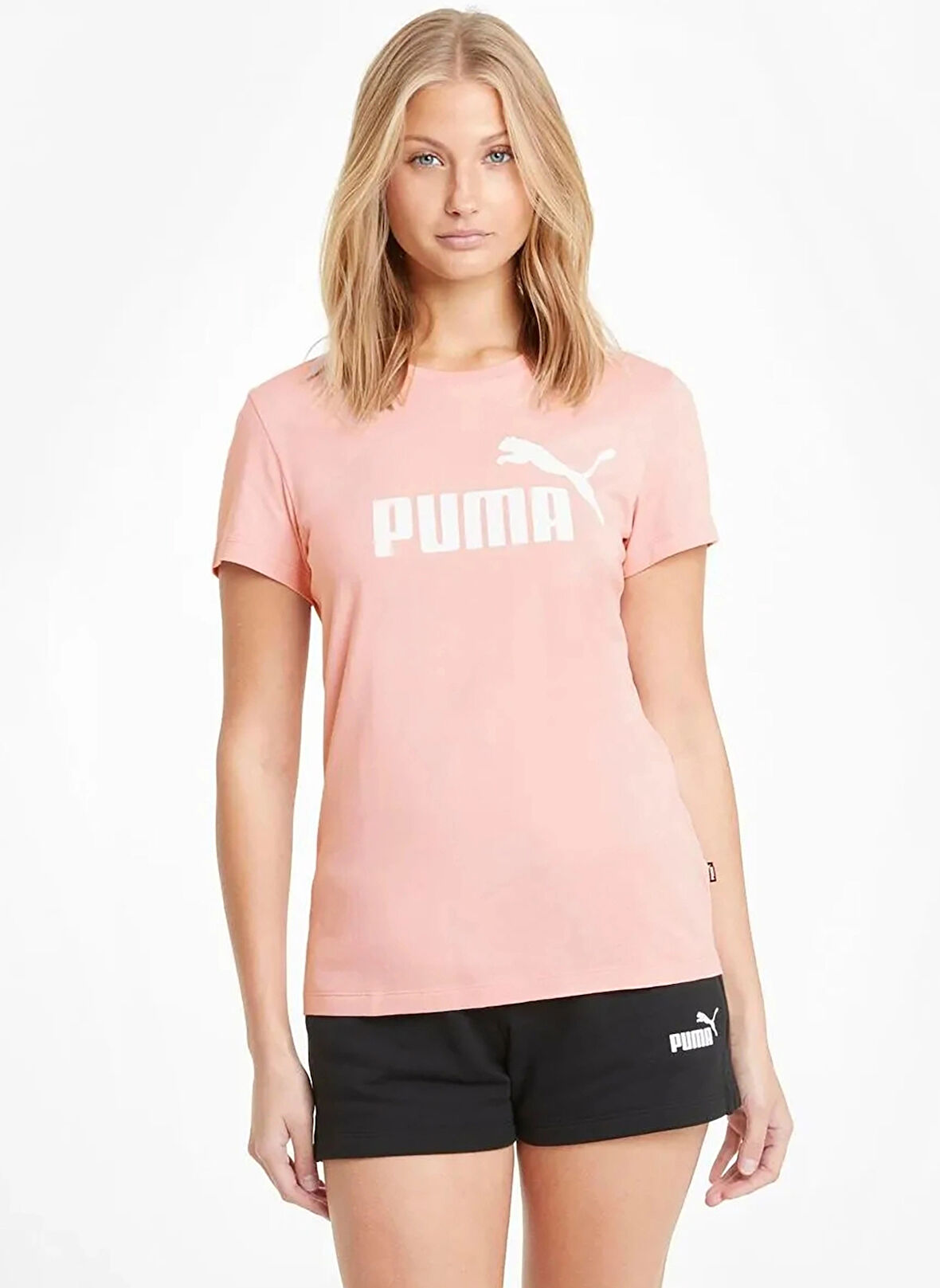 Puma Düz Pembe Kız Çocuk T-Shirt 68188050-ESS+ PUMA FC Tee