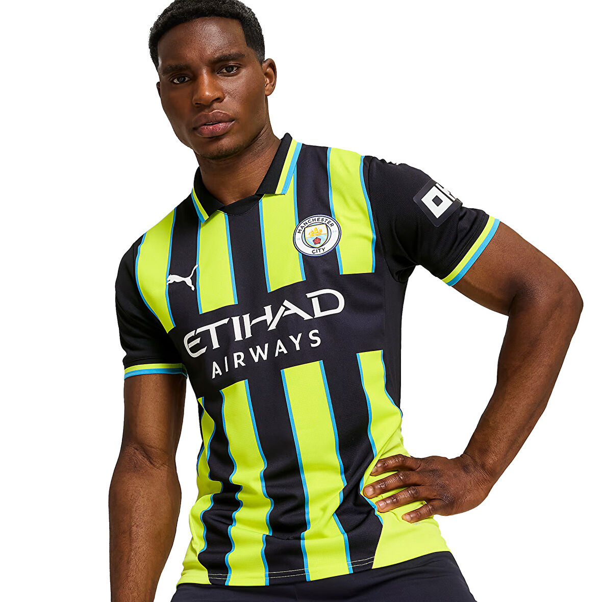 Manchester City Away Erkek Mavi Futbol Forma 77508602