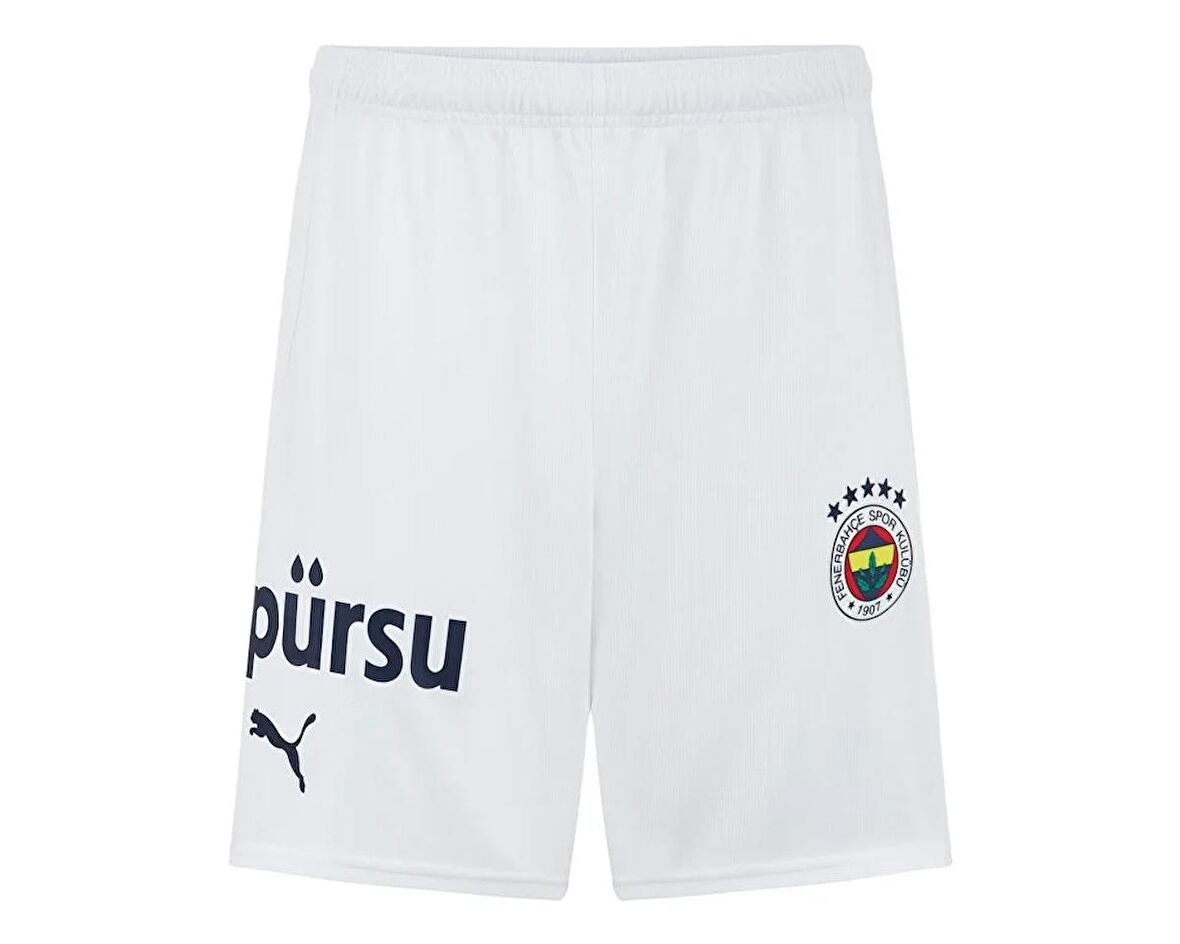 Puma Fsk Shorts  Fenerbahçe Sk 2024/2025 Erkek Futbol Şortu 77538204 Beyaz