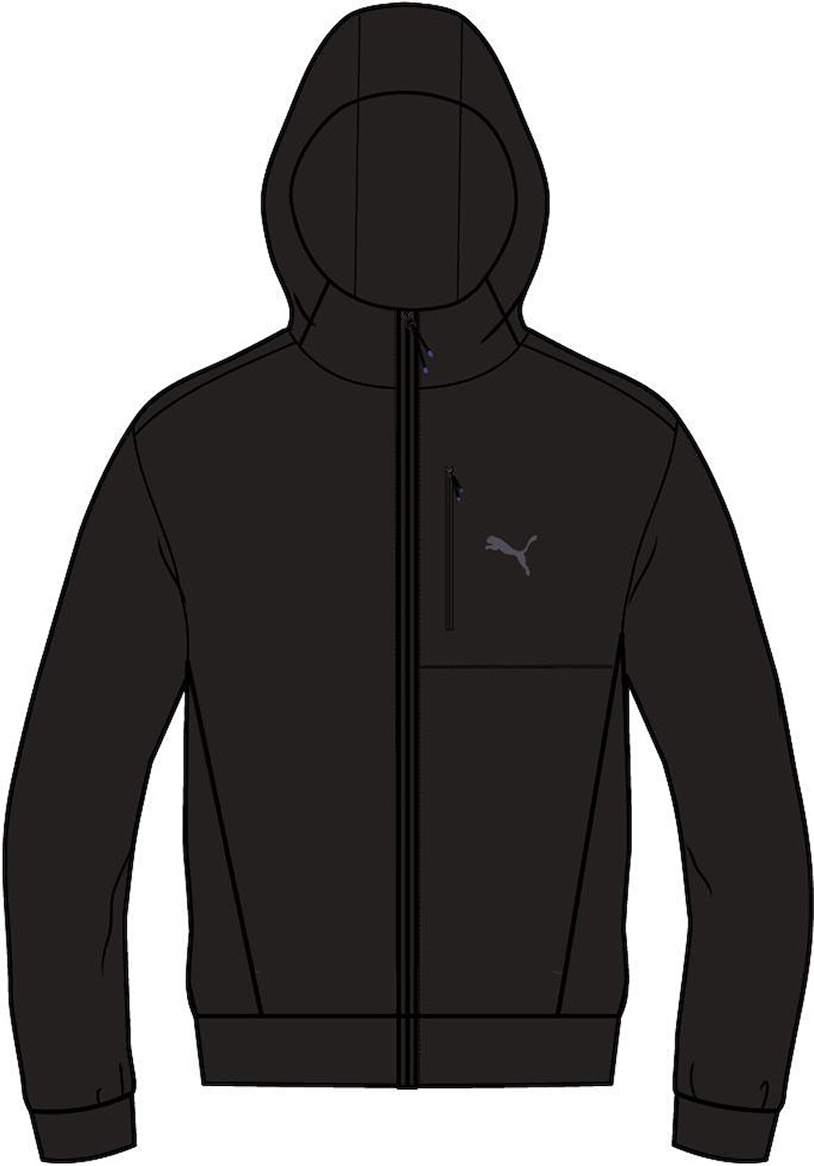 Puma 68165401 Open Road Full-Zip Erkek Sweatshirt