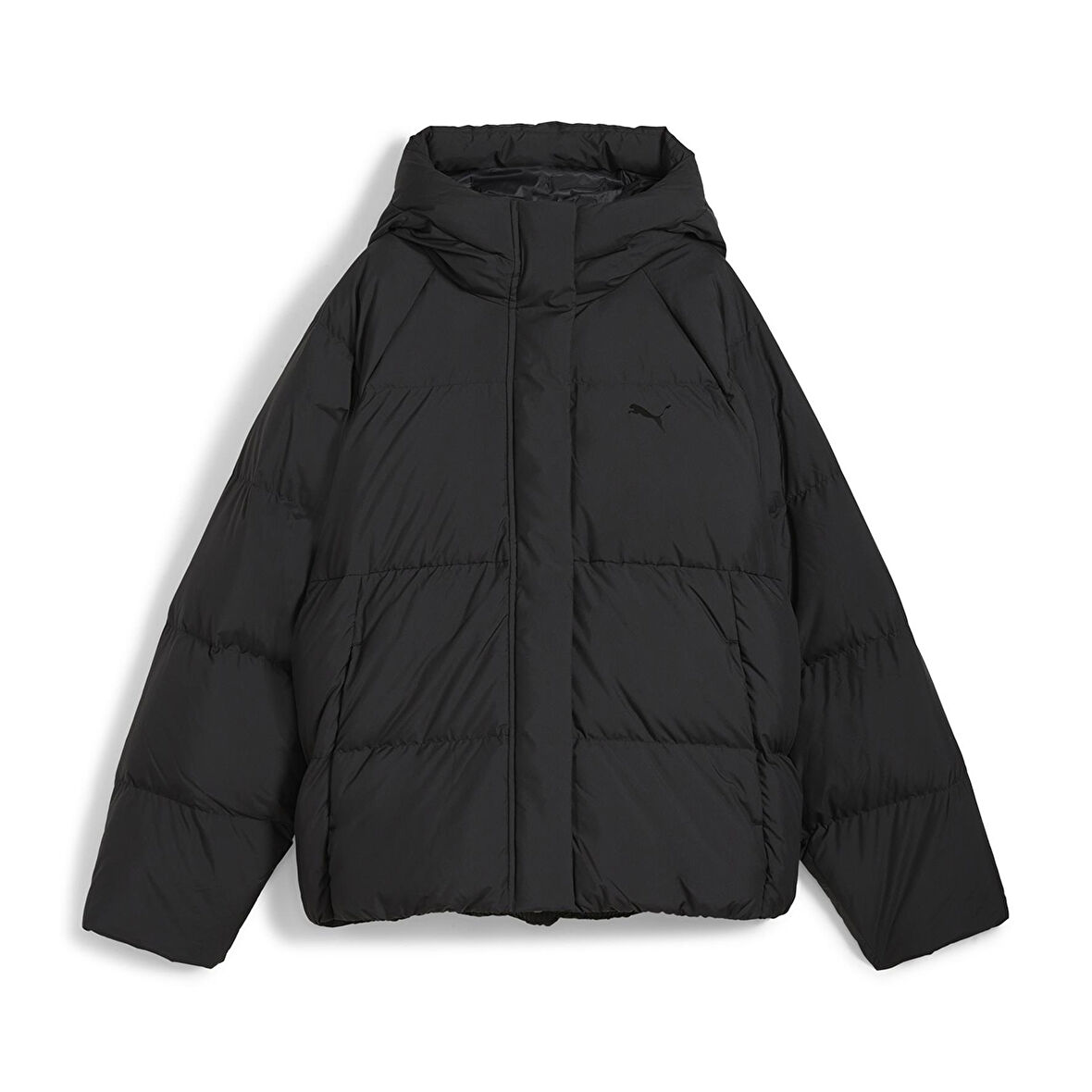 Down Puffer Kadın Siyah Günlük Stil Mont 62648701