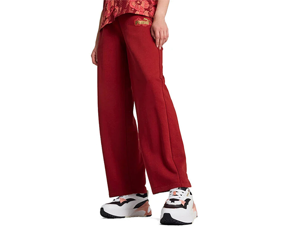 Puma Ess+ Class Act Pants Kadın Günlük Eşofman Altı 68249813 Kırmızı