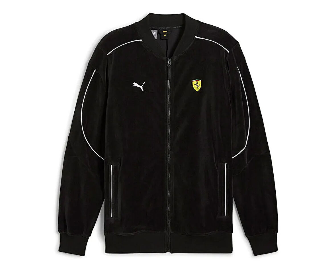 Puma Ferrari Race Mt7+ Jacket Erkek Günlük Ceket 62704301 Siyah