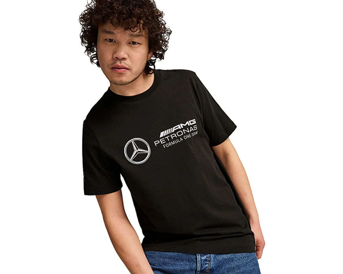 Puma MapF1 Ess Logo Tee Erkek Günlük Tişört 62734901 Siyah