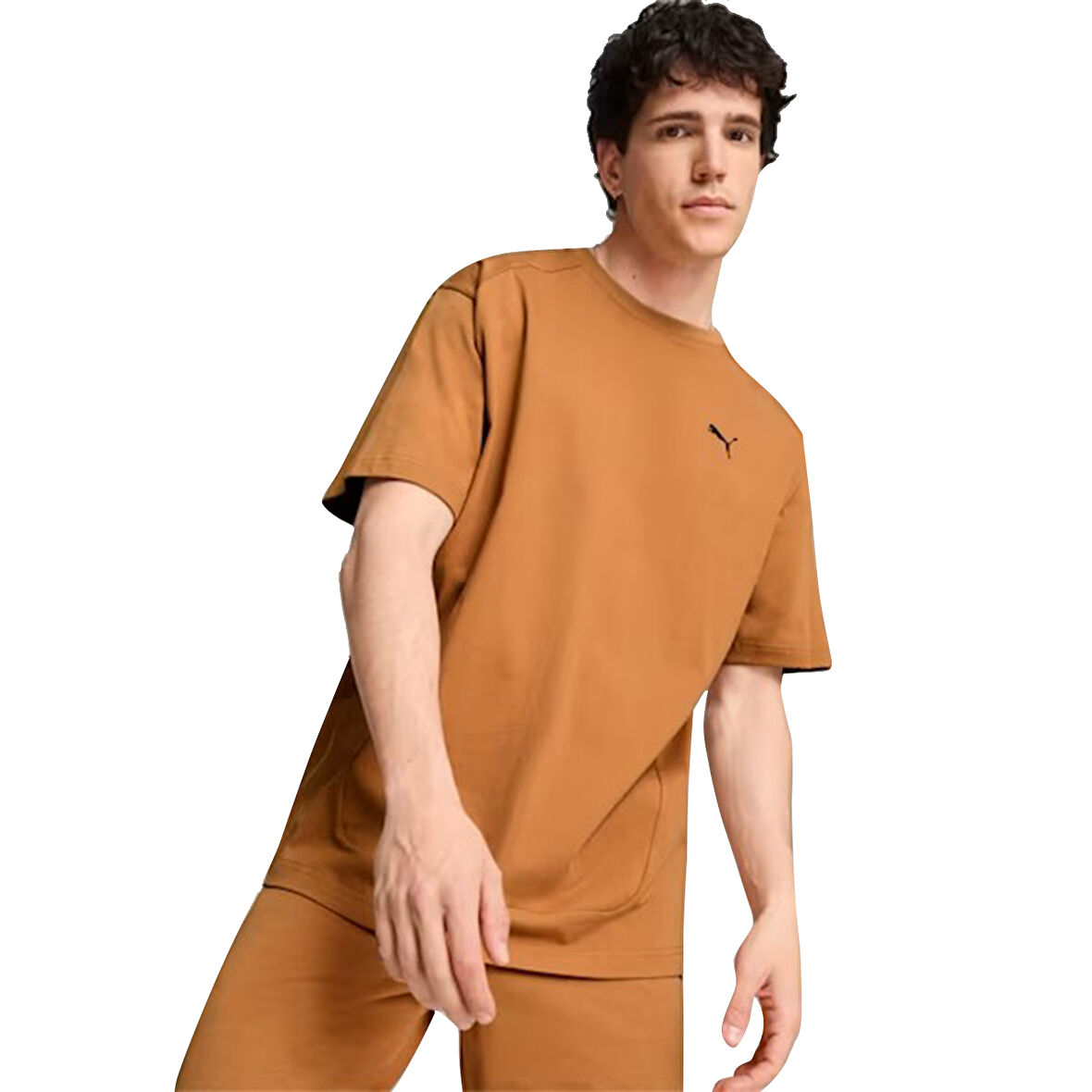 Rad/Cal Erkek Kahverengi Günlük Stil T-Shirt 68161764
