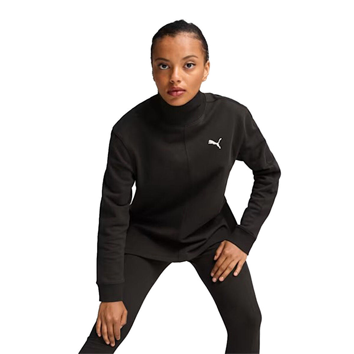 Her Kadın Siyah Günlük Stil Sweatshirt 68162901