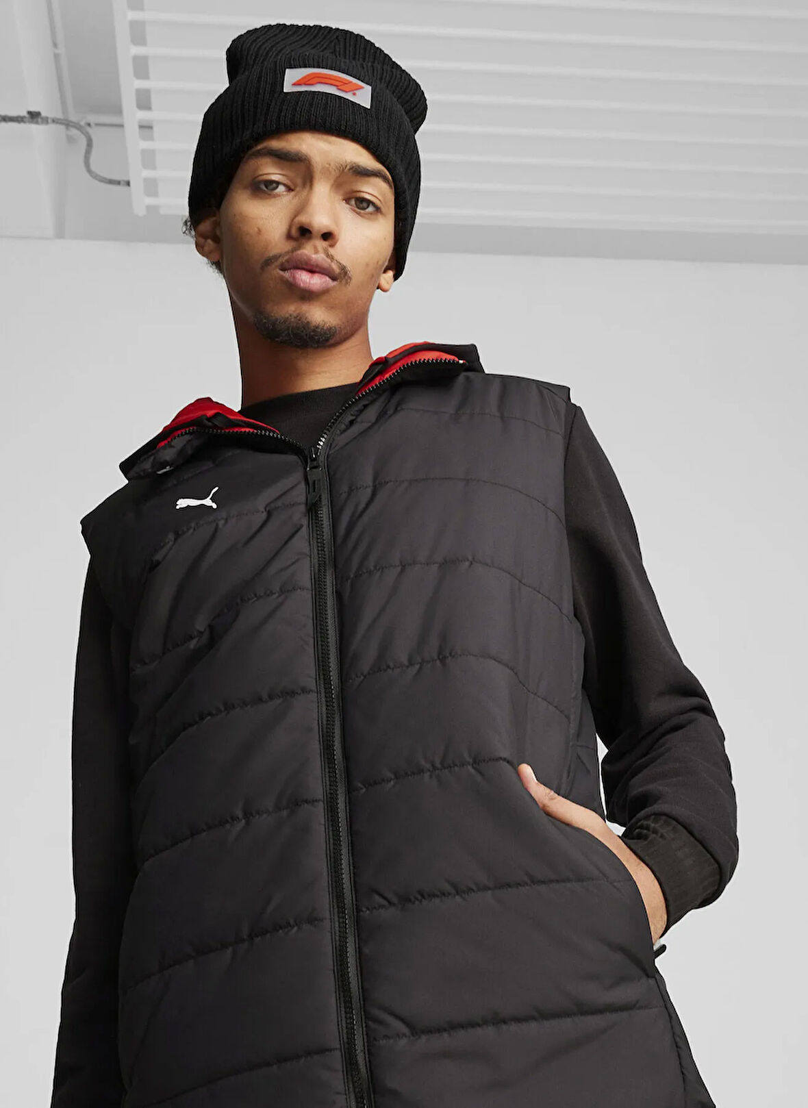 Puma 02579501 F1 Beanie PUMA Black Siyah Erkek Bere