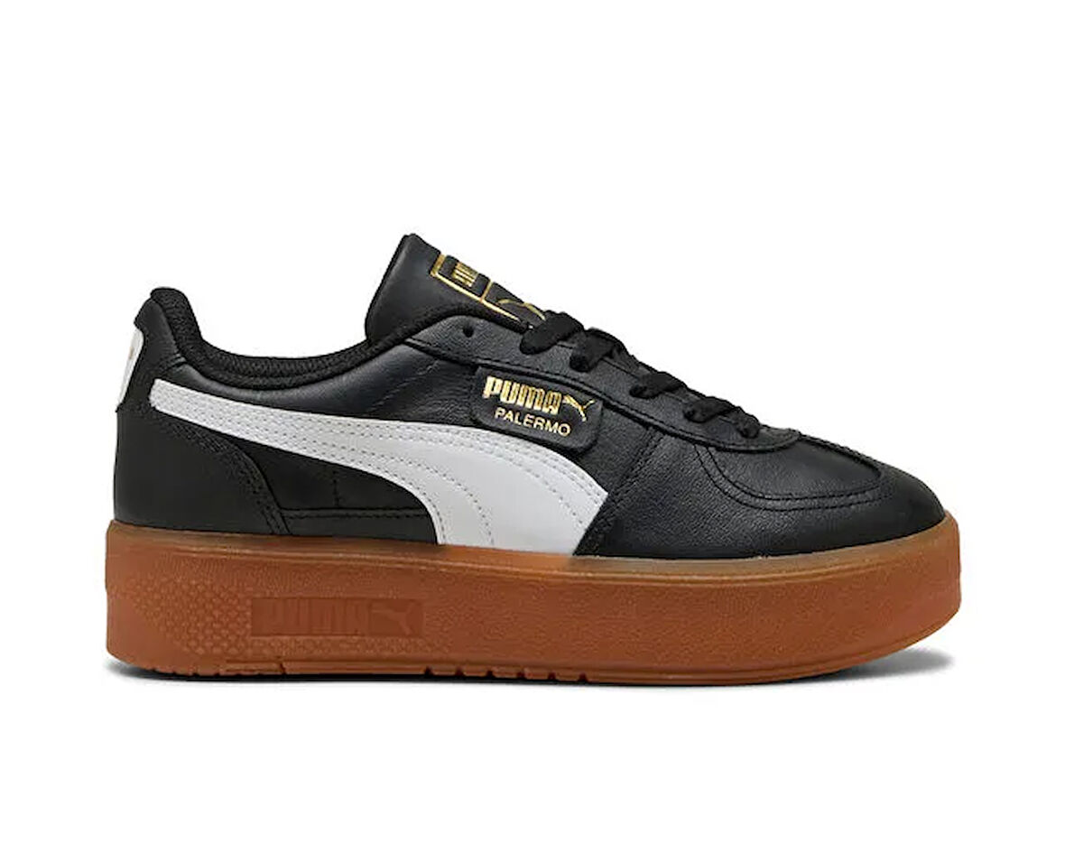 Puma Palermo Elevata Lth Wns Unisex Günlük Ayakkabı 40046101 Siyah