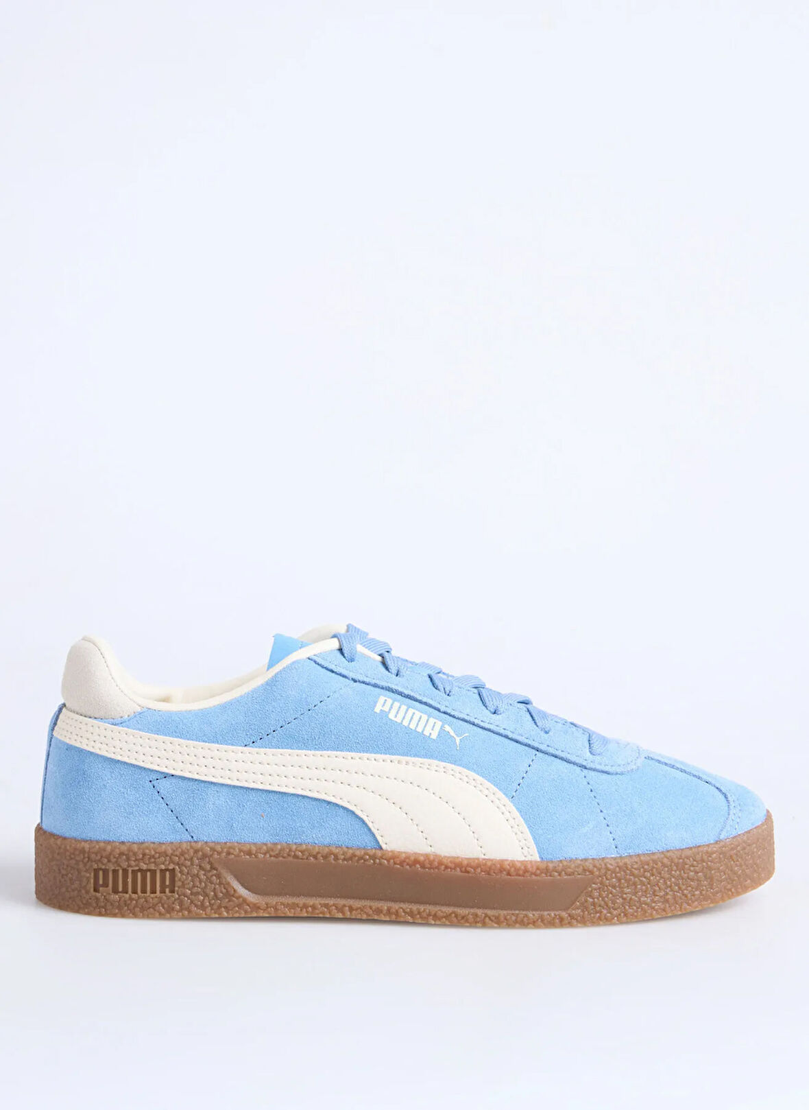 Puma 40151407 Puma Club wSuede Leather F Mavi - Bej Kadın Lifestyle Ayakkabı