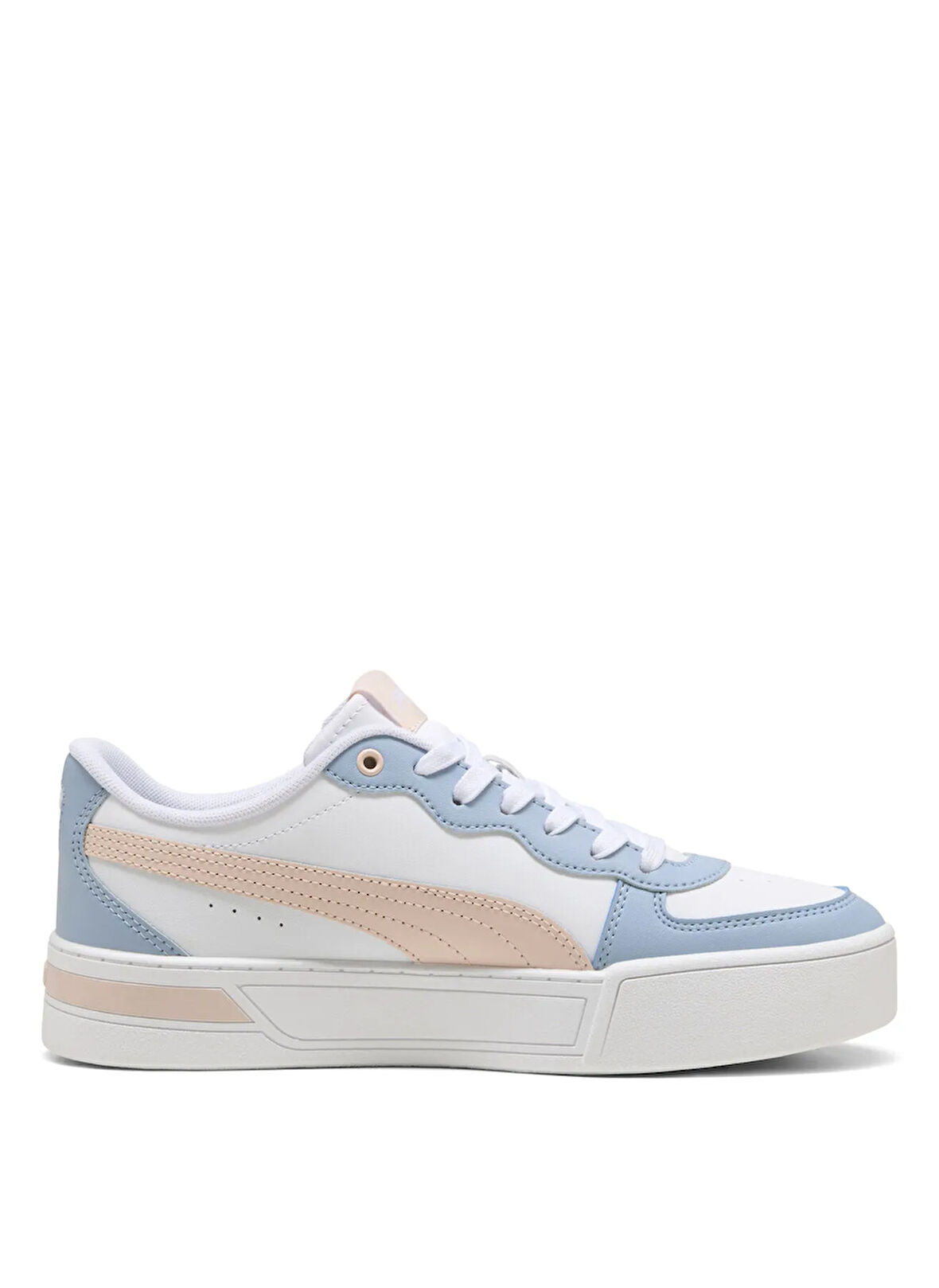 Puma 37476424 Puma Skye PUMA White-Islan Beyaz Kadın Lifestyle Ayakkabı