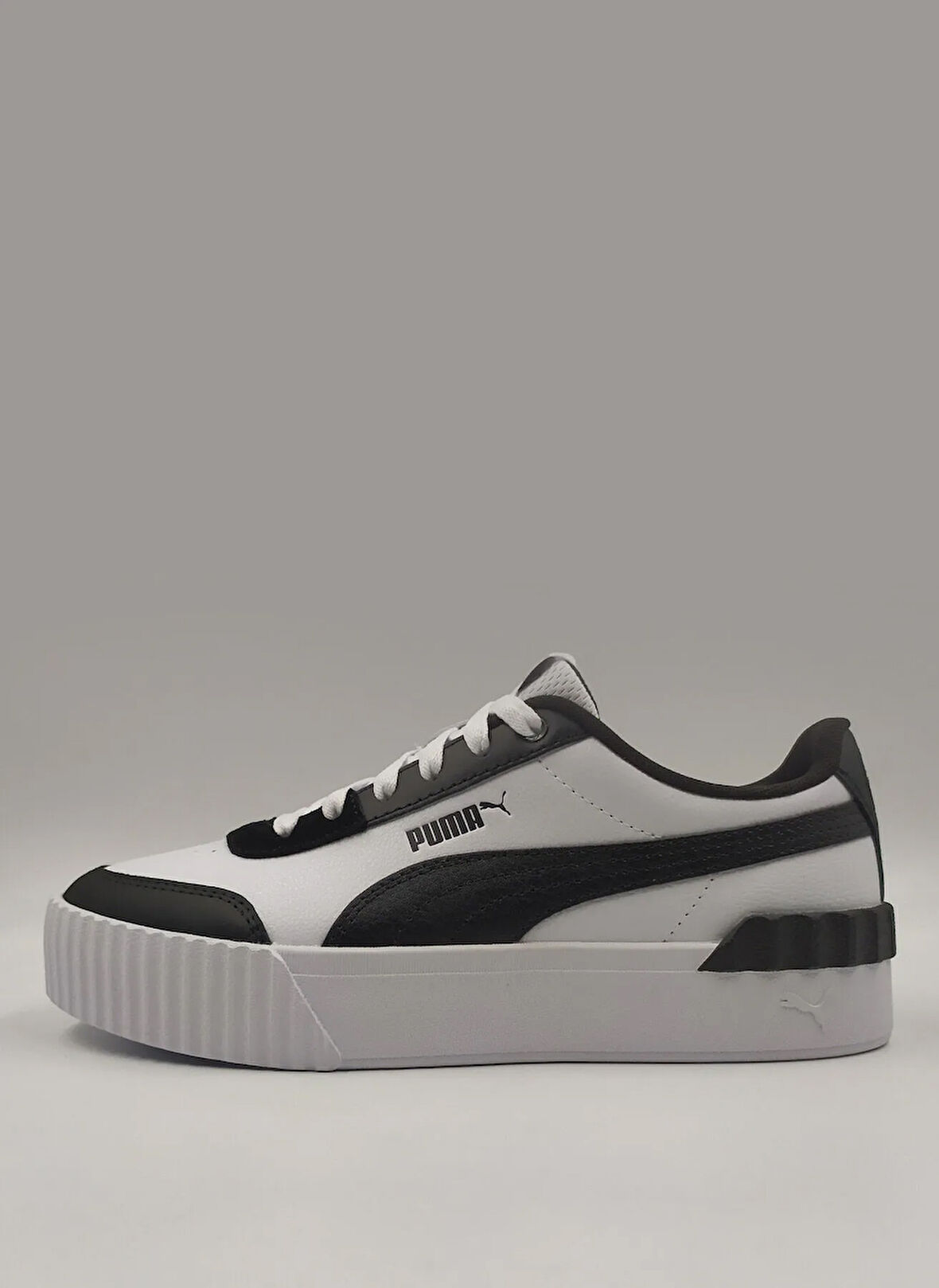 Puma 37303118 Carina Lift PUMA White-PUM Beyaz - Siyah Kadın Lifestyle Ayakkabı