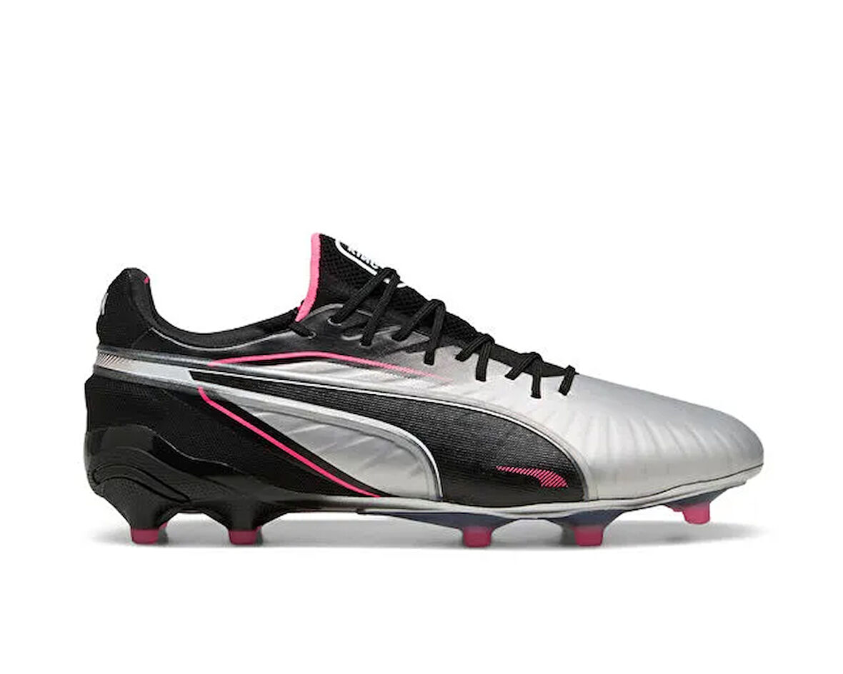 Puma King Ultimate Fg/Ag Erkek Çim Zemin Kramponu 10830303 Gri