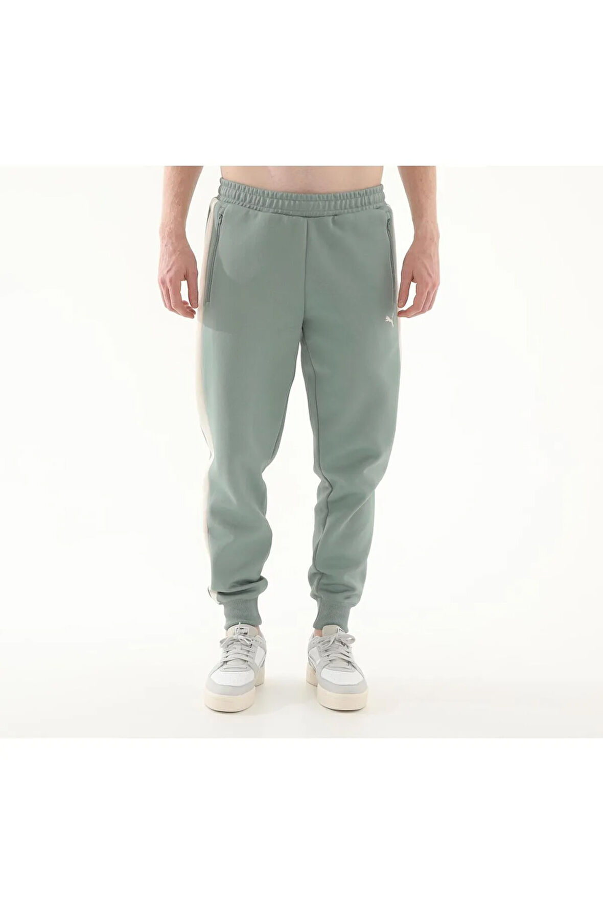 629588-30 Puma T7 Always On Track Pants Erkek Eşofman Altı Yeşil
