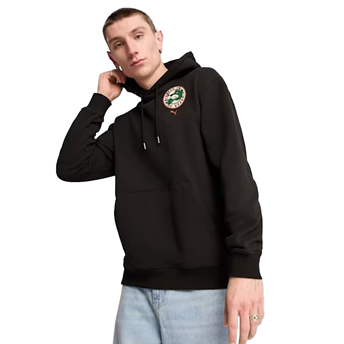 Graphics Super Erkek Siyah Günlük Stil Sweatshirt 62964201