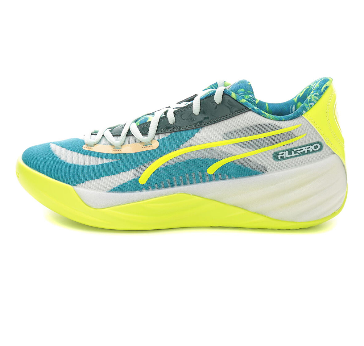 311355-01 Puma All-Pro Nitro  Hoops Dreamz Erkek Spor Ayakkabı Yeşil