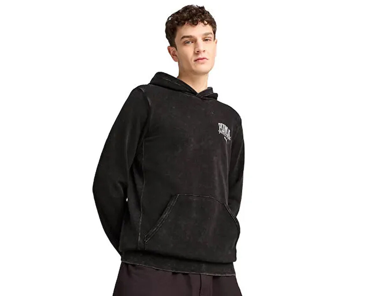 Puma Puma Class Hoodie Erkek Günlük Sweatshirts 68464101 Siyah