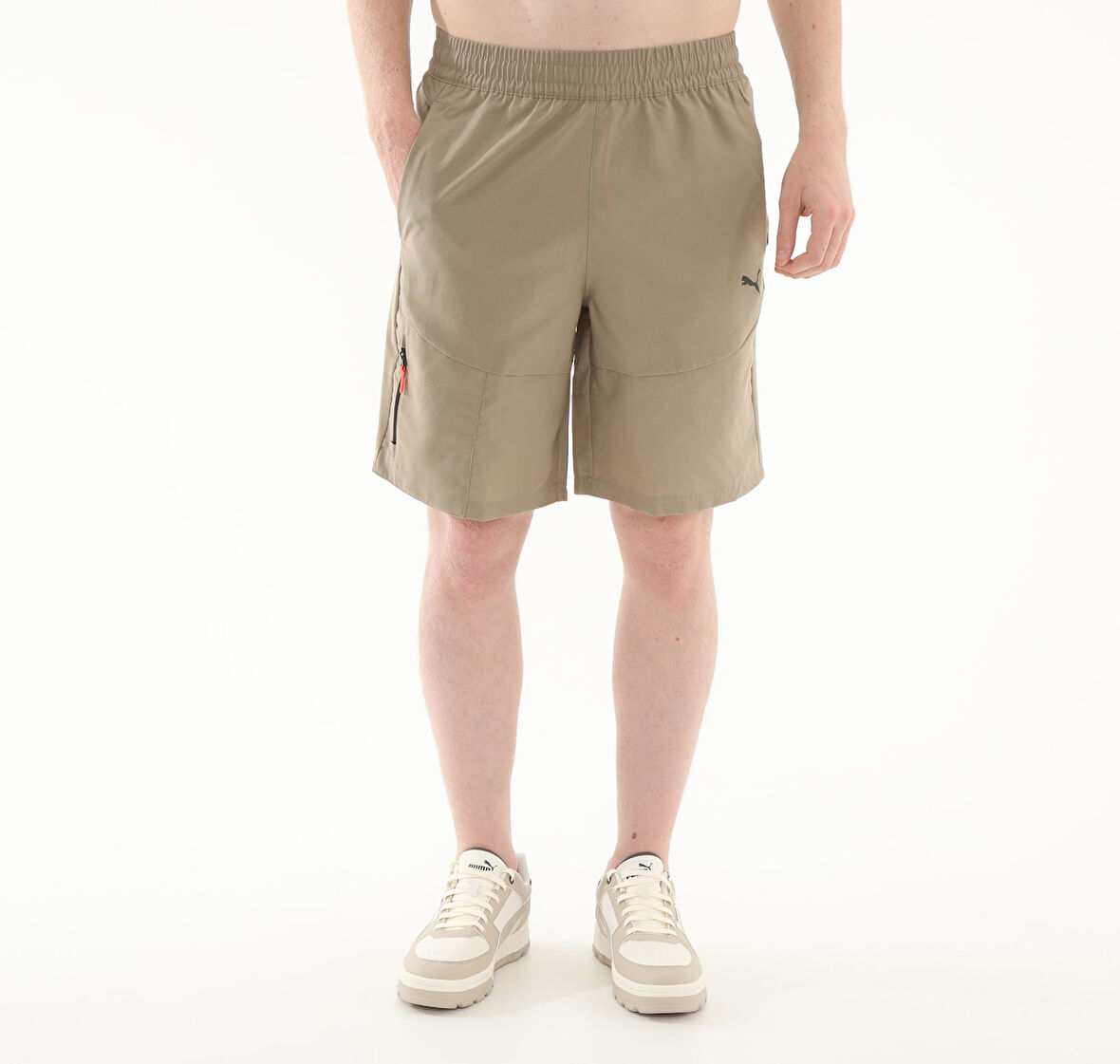 684610-83 Puma Tech Cargo Woven Shorts Erkek Şort Ve Kapri Yeşil