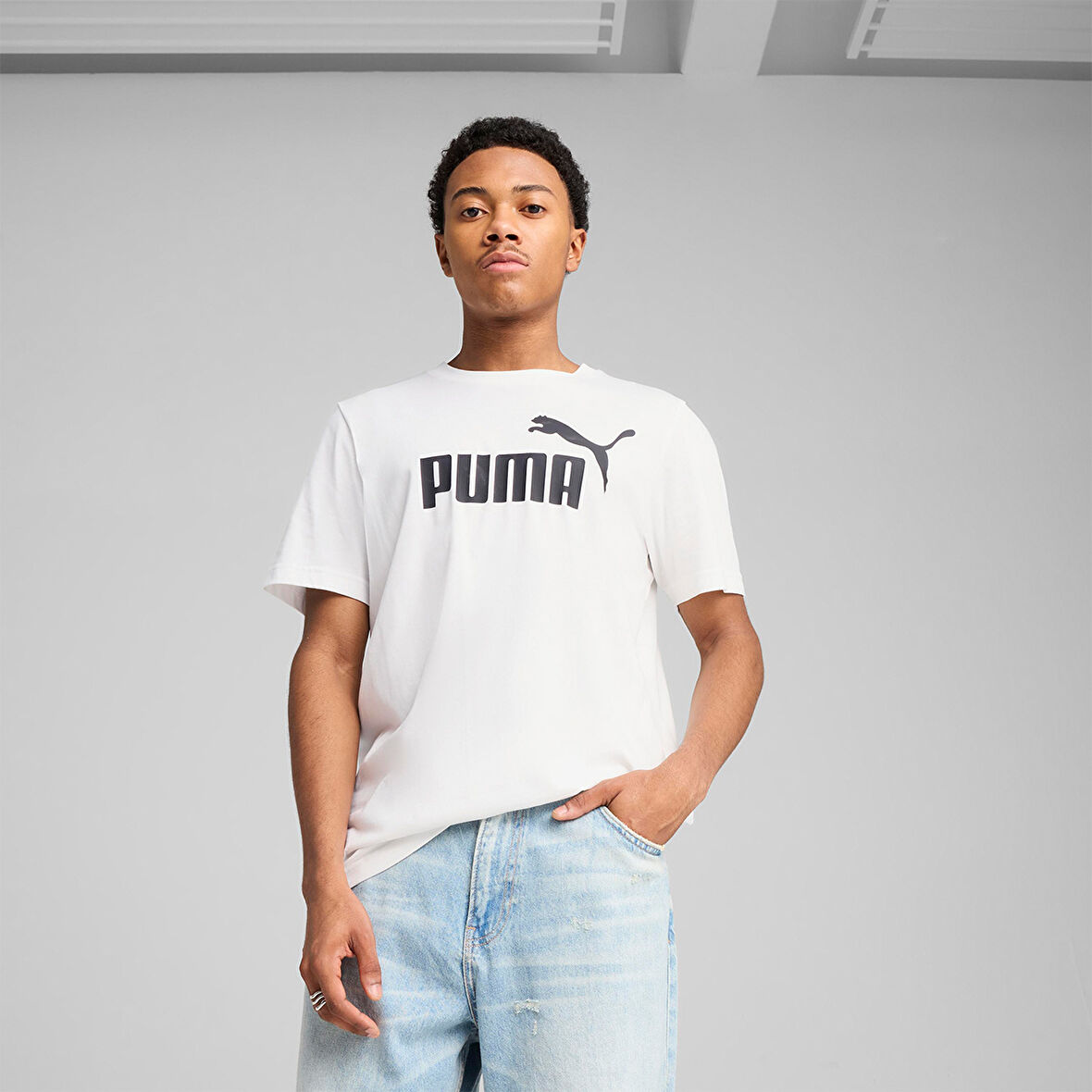 Puma Erkek Tişört Essentials No 1 Logo