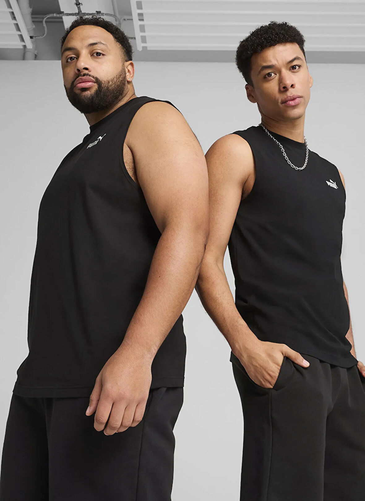Puma 68262601 ESS No. 1 Logo Sleeveless Beyaz Yuvarlak Yaka Regular Fit Baskılı Erkek T-Shirt