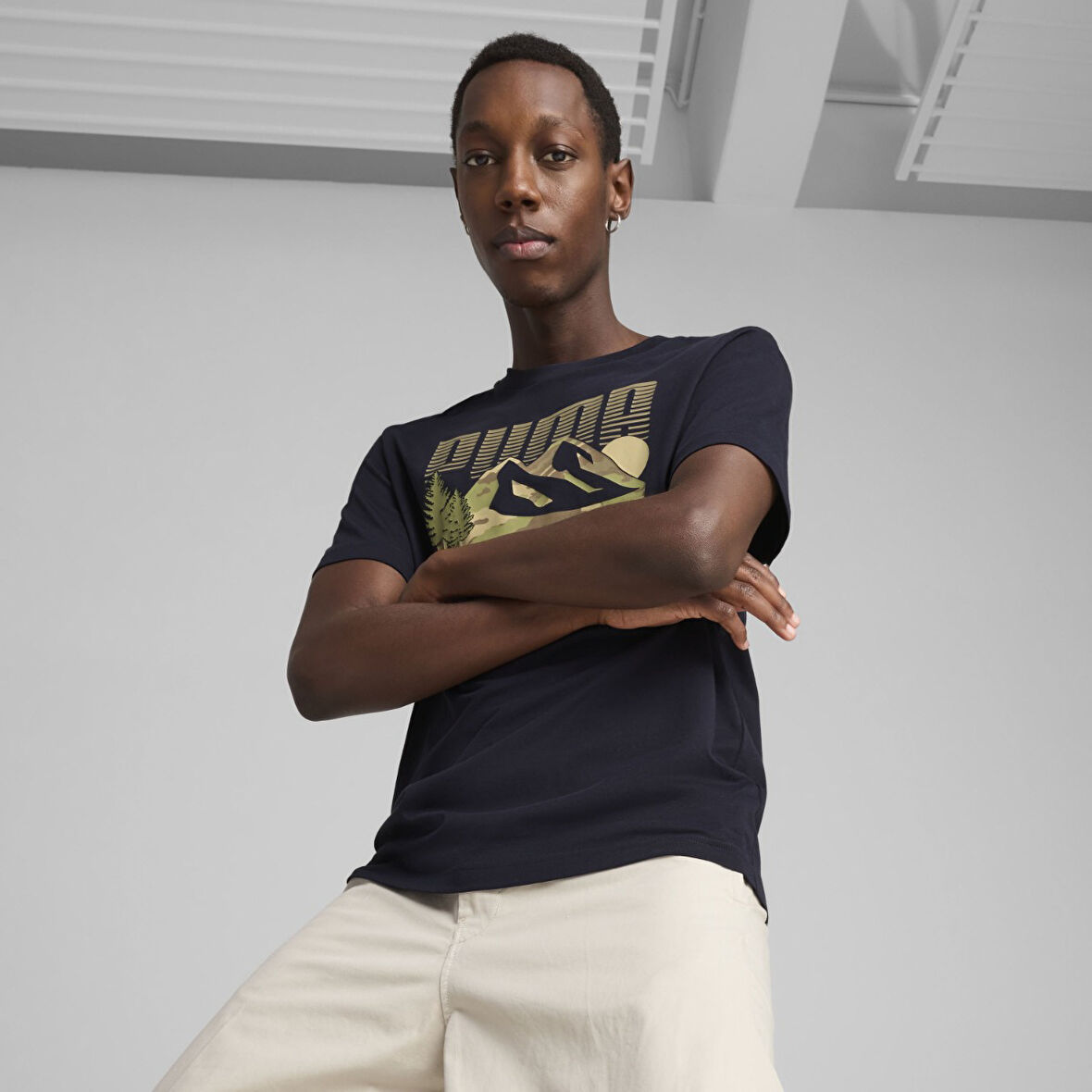 Puma Erkek Tişört Graphics Mountain