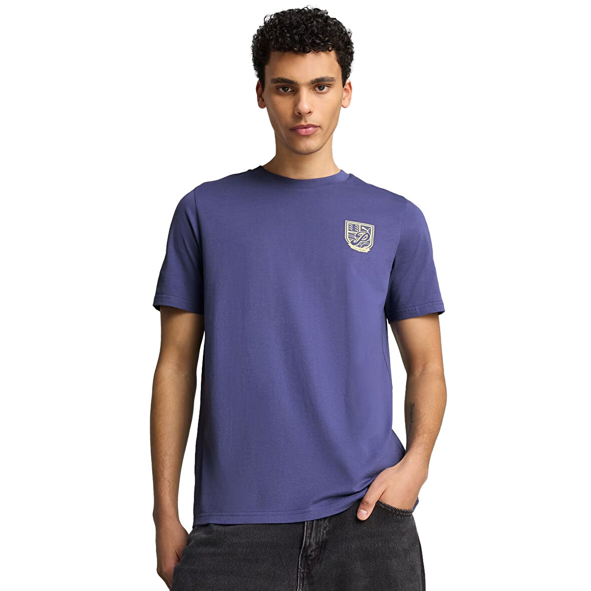 Wardrobe Erkek Mavi Günlük Stil T-Shirt 62962846