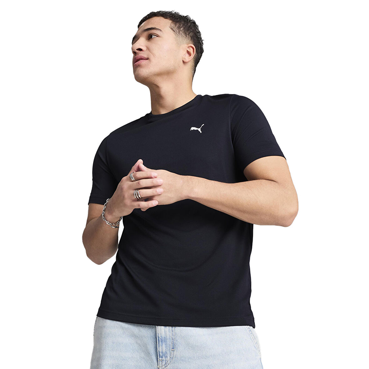 Essentials Erkek Mavi Günlük Stil T-Shirt 68254216