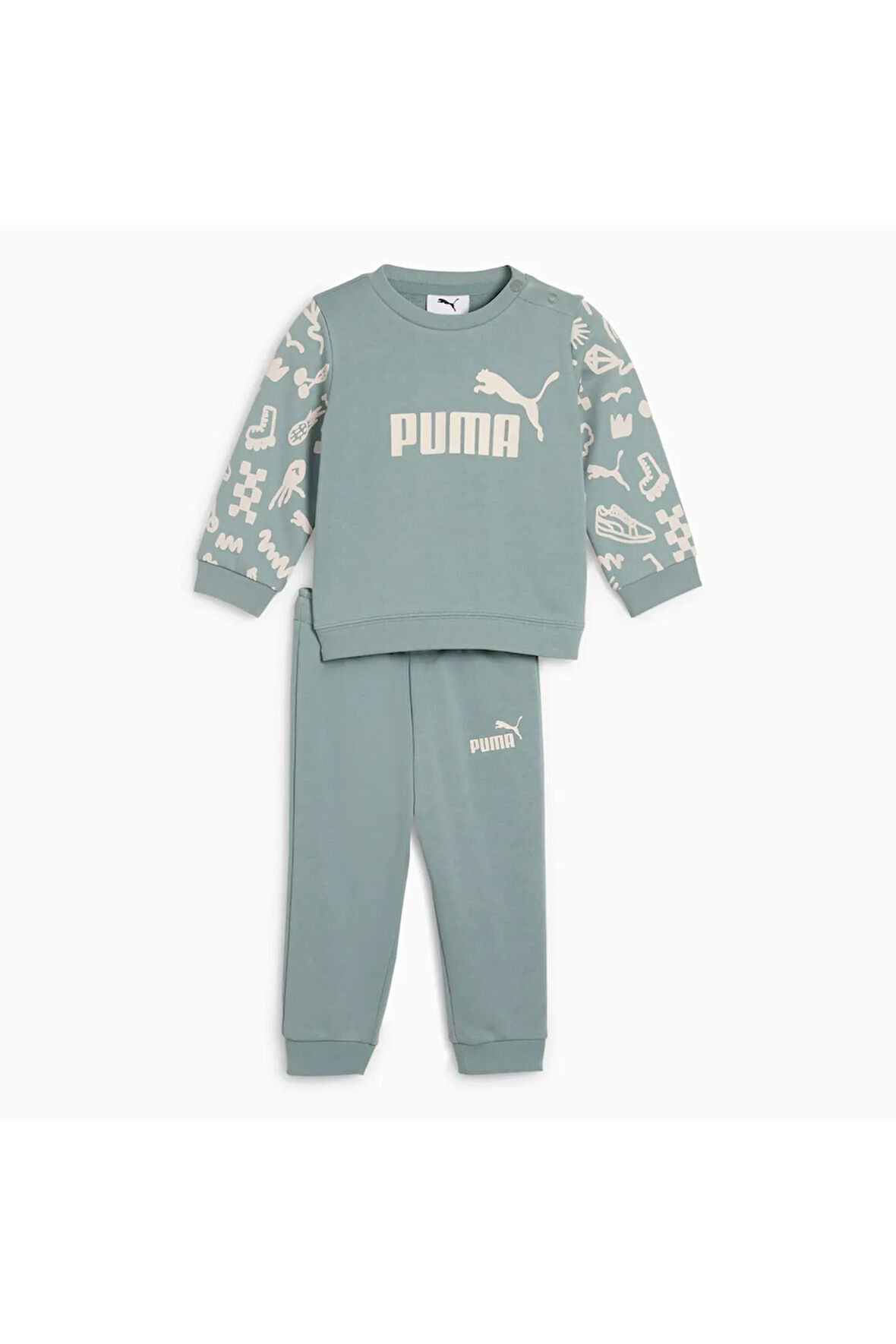Puma Sandy Adventures Bebek Yeşil Eşofman Takımı (686284-30)