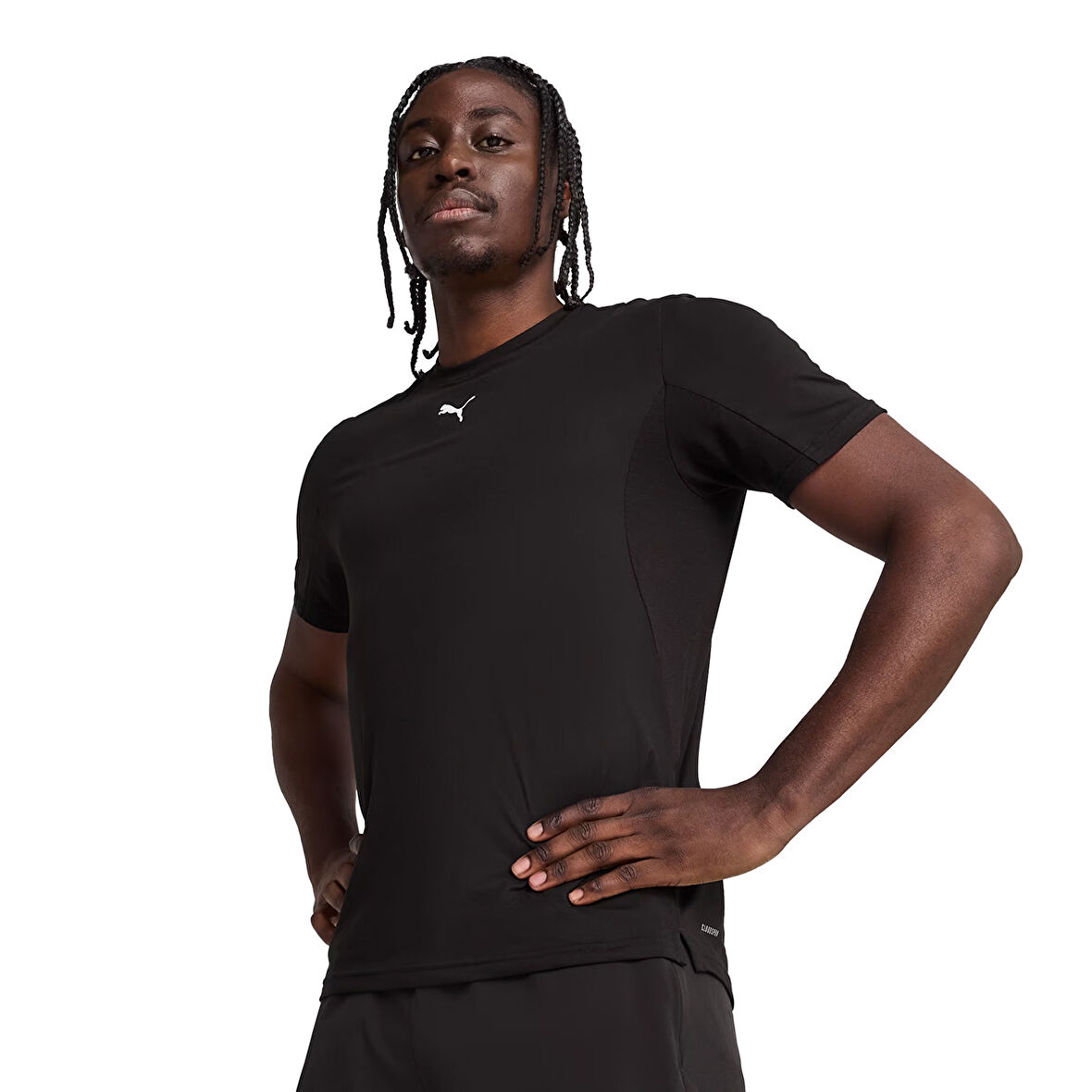 Cloudspun Soft Breathable Erkek Siyah Antrenman T-Shirt 52671201