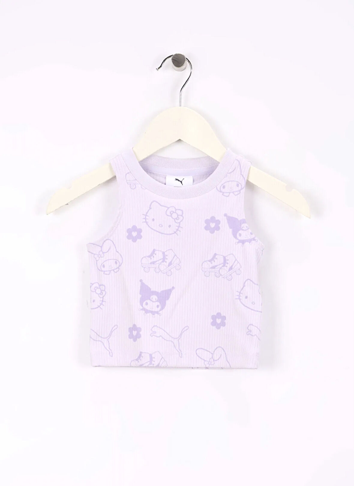 Puma Desenli Lila Kız Çocuk Atlet 63006675-PUMA X HELLO KITTY & FRIEN