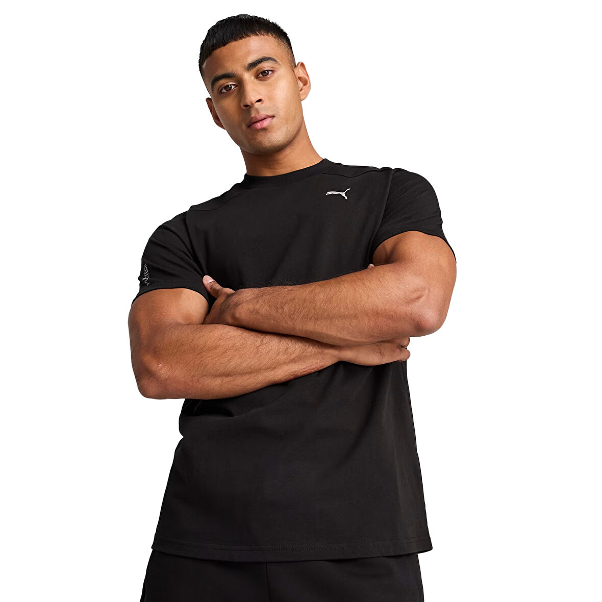 Pumatech Erkek Siyah Antrenman T-Shirt 68459801